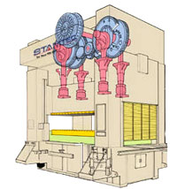 4 point straight side press - stamtec
